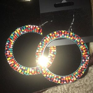 Mixed beaded earrings
